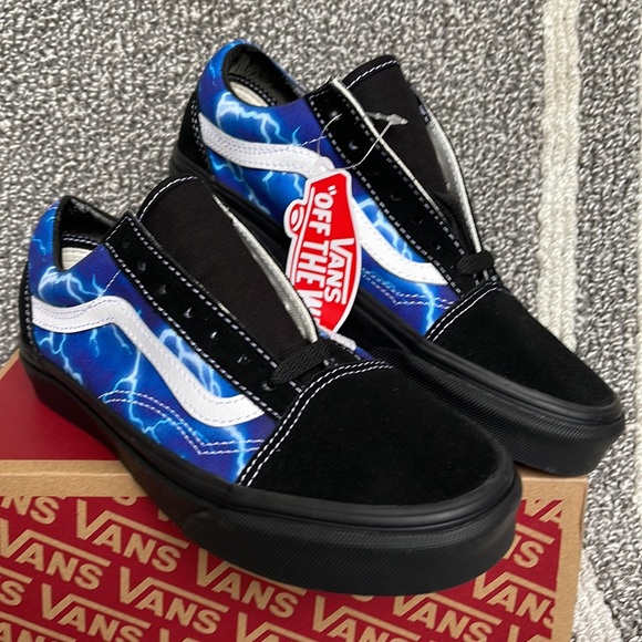 Vans Old Skool Lightning Black/Blue WMNS - Picture 5 of 16
